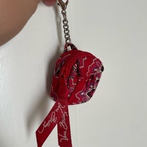 Vera Bradley backpack AirPod case Keychain